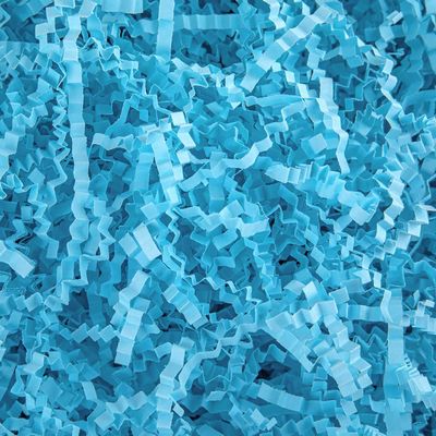 Caleihd 1LB Crinkle Paper Filler Cut Shredded Paper, Gift Box Baskets Wrapping and Filling for Easter, Birthday, Wedding, Christmas Decoration(Blue)