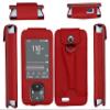 Fitted Leather Case W/Screen Protector & Pocket for Dexcom G7 / G6 Receiver (Retail Packaging Includes Lanyard) (Red) view 1