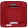 Fitted Leather Case W/Screen Protector & Pocket for Dexcom G7 / G6 Receiver (Retail Packaging Includes Lanyard) (Red) view 2