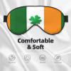 Irish Flag Eye Mask, Blackout Eye Mask unisex,Sleep Eye Covers with Adjustable Straps, Travel Eye Mask view 3