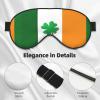 Irish Flag Eye Mask, Blackout Eye Mask unisex,Sleep Eye Covers with Adjustable Straps, Travel Eye Mask view 4