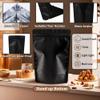 100 Pack Stand up Bags, Resealable Bags, Smell Proof Bags for Sealing Storage, Scratch Resistant Hand Storage Bags. (Black, 4.77.9 inch) view 3