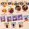 Colodeol 200 PCS Small Halloween Cellophane Treat Bags,Clear Self Adhesive Candy Bags,Plastic Cookie Bags for Trick or Treat, Halloween Goodie Bags for Party Favor Supplies view 3