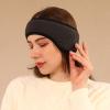 ASHATA Soundproof Sleep Earmuff, Eye Mask for Sleeping, Sleep Mask and Earmuffs, Adjustable Noise Canceling Earmuff, Ear Wrap Ear Warm Earmuff for Men Women (Black) view 4