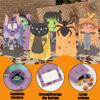 CAIRIAC Halloween Favor Bags Bulk, Halloween Treat Bags for Candy, 24 Pcs Halloween Trick or Treat Goody Gags, Halloween Paper Gift Bag with Halloween Stickers, Halloween Goodie Bags Party Supplies view 4