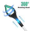 2-Pack Grabber Reacher Tool,32 Inch Extra Long Foldable Pick Up Stick with Strong Grip Magnetic,360Rotating Anti-Slip Jaw,Trash Claw Grabber Tool,Trash Picker Tool for Outdoor & Indoor (Blue&Green) view 2