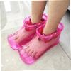 XJKLBYQ Massage Foot Bath Shoes,Foot Soaker Shoes,Water Saving Foot Basin Leakproof  Wearable Foot Soaking Shoes,Plastic Foot Bath Tub for Pedicure Foot Spa view 2