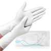 30pcs Disposable Nitrile Cleaning Gloves BPA Free Dishwashing Household for Kitchen, Bathroom, Gardening, Working, Pet Care (White, M) view 1