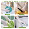 30pcs Disposable Nitrile Cleaning Gloves BPA Free Dishwashing Household for Kitchen, Bathroom, Gardening, Working, Pet Care (White, M) view 3