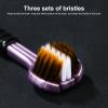 1/4 Pieces Three Sided Toothbrush Autism/Sensory Toothbrush Bristle Travel Toothbrush for Adults Complete Teeth Gum Care Pretty Good Angle Clean Each Tooth, Soft and Gentle 4pcs view 4