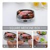 Travel Pill Box Grey Rose-Breasted Cockatoo Printed Rectangle Medicine Box 2 Compartment Medicine Box for Pocket & Purse - Portable Vitamin Medicationbox, Unique Travel Gift view 4