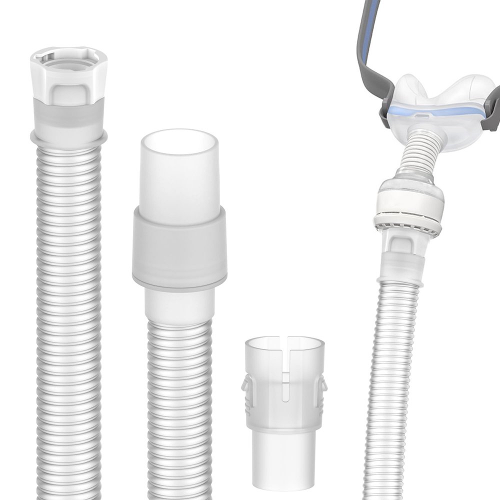 Replacement Short Tube Adapter for Airmini F20/P10/N20/N30 Connector to Connect Any 22mm Hose w/Hose Adapter for Air Mini Device, IBEET Replacement Tube & Adapter for Air Mini