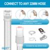 Replacement Short Tube Adapter for Airmini F20/P10/N20/N30 Connector to Connect Any 22mm Hose w/Hose Adapter for Air Mini Device, IBEET Replacement Tube & Adapter for Air Mini view 2