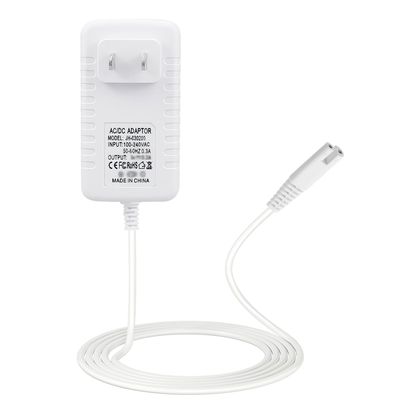Charger Replacement for Waterpik Water Flosser WP360 WP360W WP450 WP450W WP462 WP462W, Waterpik Water Flosser Replacement Adapter Power Cord (5ft, White)