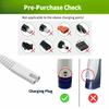 Charger Replacement for Waterpik Water Flosser WP360 WP360W WP450 WP450W WP462 WP462W, Waterpik Water Flosser Replacement Adapter Power Cord (5ft, White) view 4