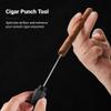 LUMINFLY Cigar Draw Enhancer Tool, Cigar Needle, Punch Cigar, Cigar Hole Punch Multitool, Black, Tool Cigar Draw view 2