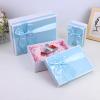 Airuisike Gift Boxes With Lids, Set of 3 Blue Gift Boxes For Presents, Elegant Present Boxes For Christmas Gifts, Assorted Gift Wrap Boxes view 3