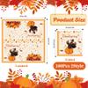 100 Pcs Thanksgiving Paper Napkins,Thanksgiving Cocktail Napkins, Friendsgiving Party Napkins, Fall Autumn Dinner Napkins, Disposable Decorative Pumpkin Turkey Napkin for Baby Shower Party (6.5*6.5) view 2