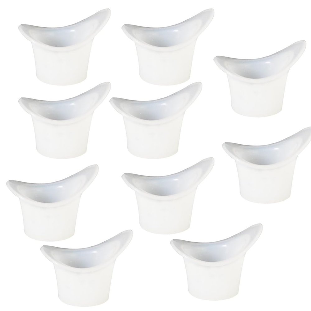 BEAHING Disposable Eye Wash Cup Eye Care Bottle with Scale Eye Bath Silicone Eye Wash Cup for Refresh and Clean Tired Eyes 10pcs 8ML, Eye Care Cup