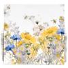 100 Pcs Floral Bees Cream Cocktail Beverage Napkins Bee Flowers Disposable Paper Dessert Napkin for Summer Spring Birthday Party Supplies view 1