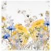 100 Pcs Floral Bees Cream Cocktail Beverage Napkins Bee Flowers Disposable Paper Dessert Napkin for Summer Spring Birthday Party Supplies view 4
