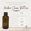 ADVANCED ASCENT Amber Glass 1 oz Nasal Sprayer! EMPTY, Refillable, Travel Sized, Quality Glass for Saline Applications! (2 Pack) view 3