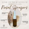 ADVANCED ASCENT Amber Glass 1 oz Nasal Sprayer! EMPTY, Refillable, Travel Sized, Quality Glass for Saline Applications! (2 Pack) view 4
