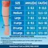 (3 Pairs) Sheer Compression Socks for Women 20-30mmHg - Womens Graduated Knee Highs Support Stockings for Circulation, Swelling, Varicose Veins - Beige, Small - A406 view 4