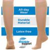 (3 Pairs) Wide Calf Sheer Compression Socks for Women 20-30mmHg - Womens Graduated Knee Highs Support Stockings for Circulation, Swelling, Varicose Veins - Beige, 3X-Large - A406 view 3