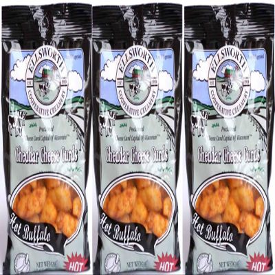 Wisconsin Cheese Curds, Deli Direct, Ellsworth Cheese Curd (3pk, Buffalo)