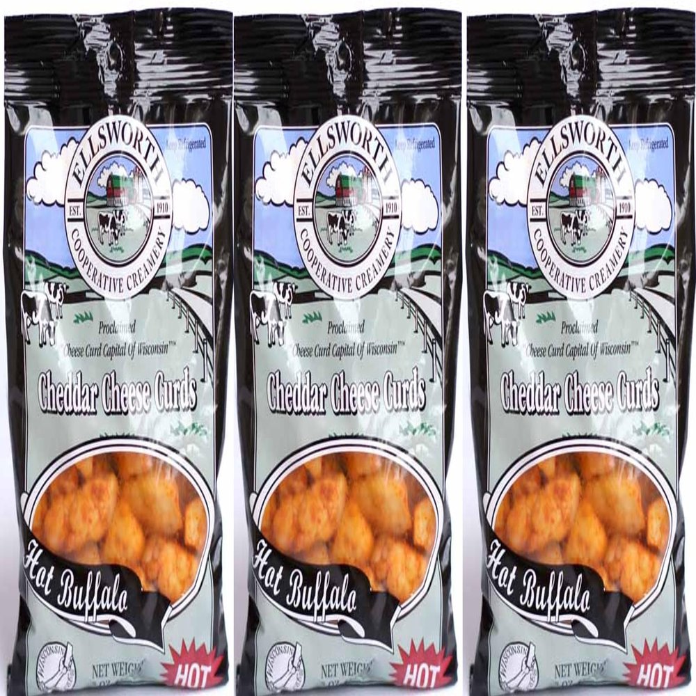 Wisconsin Cheese Curds, Deli Direct, Ellsworth Cheese Curd (3pk, Buffalo)