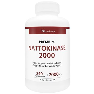 ML Naturals Premium Nattokinase 2000 FU (Per Capsule) - 240 Vegetable Capsules