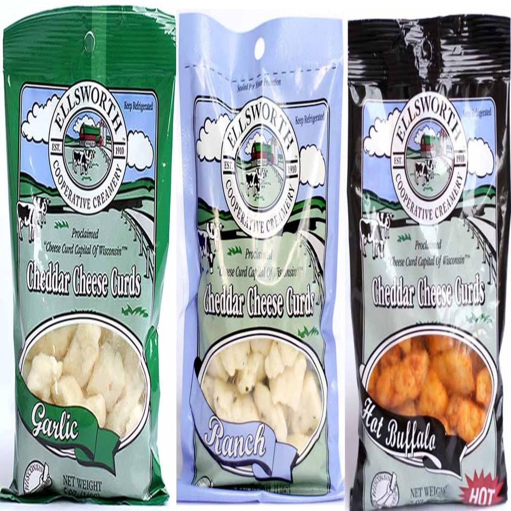 Wisconsin Cheese Curds, Deli Direct, Ellsworth Cheese Curd (3pk, Pub Trio)