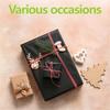 125 Sheets 20"X14" Black Tissue Paper Bulk for Gift Bags Wrapping Paper,Christmas Weddings Birthday Showers Arts Craft Party Favor Decoration view 3