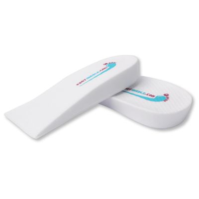 0.8 Inch Height Increase Shoe Inserts - Invisible Lift for All-Day Comfort - Perfect for Men and Women (White, 1-Pair)