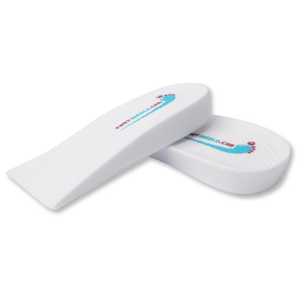 0.8 Inch Height Increase Shoe Inserts - Invisible Lift for All-Day Comfort - Perfect for Men and Women (White, 1-Pair)
