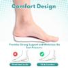 0.8 Inch Height Increase Shoe Inserts - Invisible Lift for All-Day Comfort - Perfect for Men and Women (White, 1-Pair) view 3