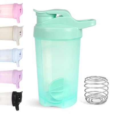 D.Y.A 16oz Shaker Bottle, Leak Proof Sports Shaker for Protein Shakes, Pre Workout & Travel, BPA Free, Green, 16oz/500ml