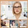 JOSCHOO Reading Glasses 6 Pack Blue Light Blocking Readers Spring Hinge Glasses for Reading for Men and Women (6 Mix Clour, 4.5, x) view 4