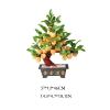 YXIANG56Q Fake Plants Bonsai Tree Fake Plants Topaz Jade Flat Peach Tree Artificial Jade Longevity Peach OrnamentsTree Decoration for Home Indoor/Outdoor Bonsai Tree view 2