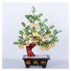 YXIANG56Q Fake Plants Natural Topaz Trees Gemstone Crystal Bonsai Fortune Money Tree for Good Luck Wealth and Prosperity-Home Office Decor Spiritual Gift Bonsai Tree view 1