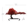 YXIANG56Q Fake Plants Creative Office Ornaments New Weathered Wood Welcoming Guest Room Study Hall Corridor Ornament Bonsai Gift Crafts Bonsai Tree(A) view 2