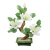 YXIANG56Q Fake Plants Tabletop Peony Bonsai Tree Jade Bonsai Ornaments Creative Peony Flower Bonsaifor Home Office Table Decor Chinese Feng Shui Decoration Bonsai Tree, yuqing2022 view 1