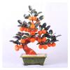 YXIANG56Q Fake Plants Small Artificial Bonsai Tree Natural Jade Orange Tree Bonsai for Home Indoor Decoration Office Windowsill Yard Desktop Display Trees Decor Bonsai Tree, yuqing2022 view 1
