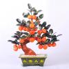 YXIANG56Q Fake Plants Small Artificial Bonsai Tree Natural Jade Orange Tree Bonsai for Home Indoor Decoration Office Windowsill Yard Desktop Display Trees Decor Bonsai Tree, yuqing2022 view 3