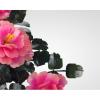 YXIANG56Q Fake Plants Fake Plants Artificial Bonsai Jade Peony Flower Faux Tree Jade Carving Crafts Perfect for Office Home Decoration Chinese Bonsai Ornaments Bonsai Tree view 3