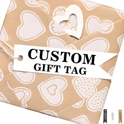 100-500pcs Custom Wedding Favor Tags,Custom Gift Tags, Thank You Favor tag,Personalized Hang Tags with Your Text/Logo/Photo for Wedding,Party Decorations,Jewelry (2.75x0.78inch Swallow Tail)