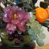 YXIANG56Q Fake Plants Artificial Bonsai Creative Bonsai with Jade Flower and Fruit Basket Fake Plant Decoration - Potted Artificial House Plants for Home DecorIndoor Bonsai Tree, yuqing2022 view 4