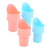 GLOGLOW Nan Kiddie Cones Ice Cream Scoops, Reusable Ice Cream Cone Holder, Fun for Kids Birthday Party, 4Pcs Set, Versatile and Lightweight Design Kitchen Tools view 4