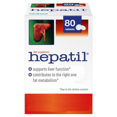 NineLife Basics Hepatil 150 mg 80 Tablets, White